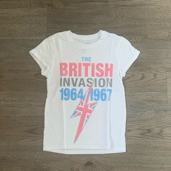 Recycled Karma Classic British Invasion Tour Tee - Size XS - White - NWOT - Picture 3 of 7